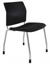 CS One Chair. Chrome 4   Legs. Fabric Seat Pad. Any Fabric Colour